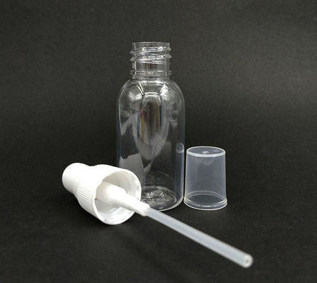 Bottiglia spray in plastica PET con 10ml 15ml 30ml 50ml 60ml 70ml 100ml 200ml 500ml Capacità