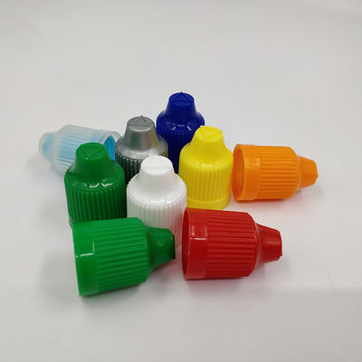 Bottiglia di liquido a prova di bambino da 18 mm a collo con forma rotonda e superficie di stampa a schermo