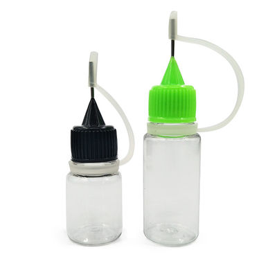 Bottiglia liquida PET E da 10 ml con manipolazione superficiale per serigrafia