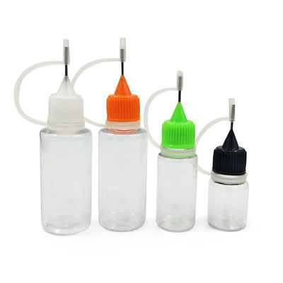 Bottiglia liquida PET E da 10 ml con manipolazione superficiale per serigrafia