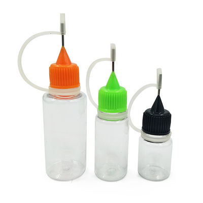 Bottiglia liquida PET E da 10 ml con manipolazione superficiale per serigrafia