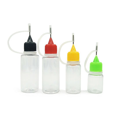 Bottiglia liquida PET E da 10 ml con manipolazione superficiale per serigrafia