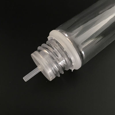 Bottiglie rotonde per liquidi trasparenti e resistenti ai prodotti chimici