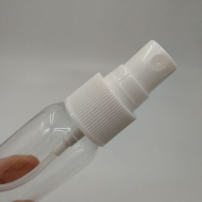Flacone spray in plastica PET con superficie liscia ideale per applicazioni industriali