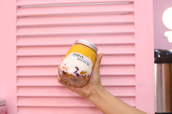 Bottiglie per tè al latte ad alta capacità personalizzate con manico 120ml 250ml 350ml 500ml 1000ml