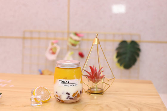 Bottiglie di tè al latte ad alta capacità possono essere personalizzate con maniglia 120ml 250ml 350ml 500ml 1000ml