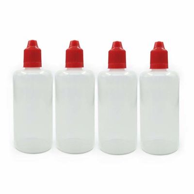 80 ml E bottiglia liquida Capo a vite per sigillamento sicuro Riempimento facile