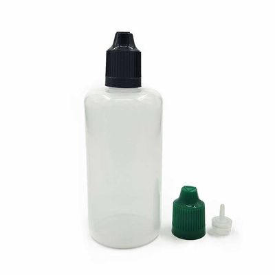 80 ml E bottiglia liquida Capo a vite per sigillamento sicuro Riempimento facile