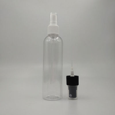 Transparent PET Plastic Spray Bottle in Green for Stylish and Versatile Packaging