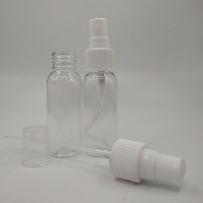 Classico flacone spray in plastica PET con capacità elevata: 10ml, 15ml, 30ml, 50ml, 60ml, 70ml, 100ml, 200ml, 500ml