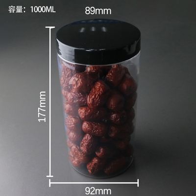 Vaso di bellezza in plastica Capacità 10ml 15ml 30ml 60ml 80ml 100ml 120ml 150ml Necessità personalizzate