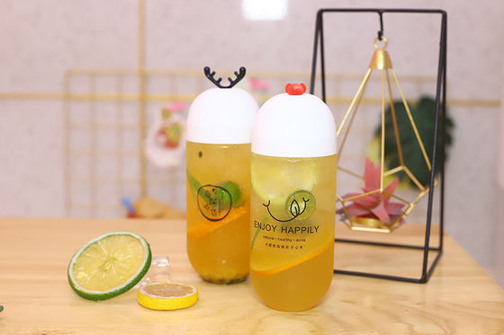 Maniglia isolante Conservatorio di bevande conveniente Bottiglie di tè al latte limpido