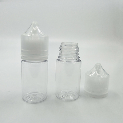 Bottiglia trasparente nera e liquida con produzione di colori di stampa personalizzata