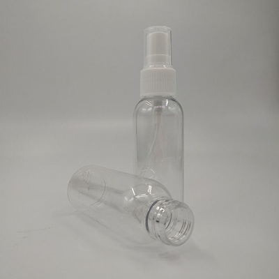 Flacone cosmetico in PET con pompa dosatrice, serigrafia