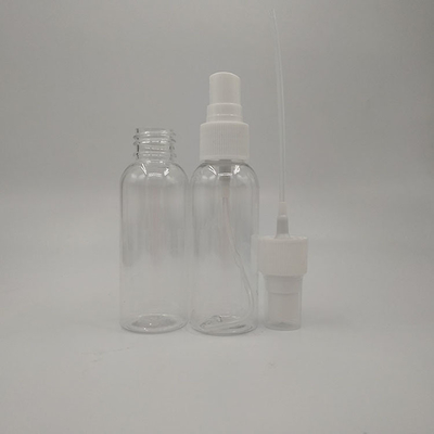 Flacone cosmetico in PET con pompa dosatrice, serigrafia