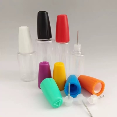 Bottiglia per liquido per sigaretta elettronica con collo a prova di bambino, stampa personalizzata a colori e varie capacità di 10 ml, 15 ml, 30 ml, 40 ml, 60 ml, 80 ml, 100 ml