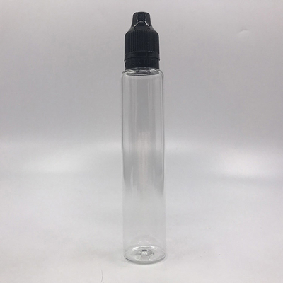 Flacone di liquido elettronico trasparente con collo da 18 mm e capacità da 10 ml 15 ml 30 ml 60 ml 80 ml 100 ml