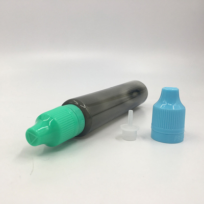 Flacone di liquido elettronico trasparente con collo da 18 mm e capacità da 10 ml 15 ml 30 ml 60 ml 80 ml 100 ml