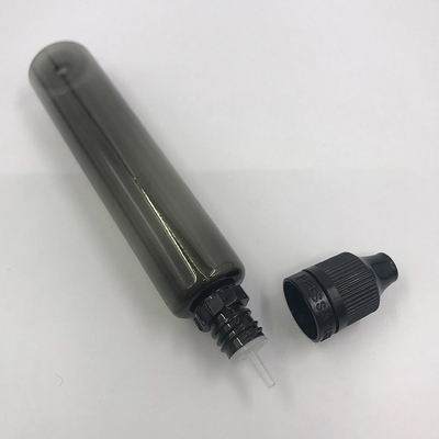 Flacone di liquido elettronico trasparente con collo da 18 mm e capacità da 10 ml 15 ml 30 ml 60 ml 80 ml 100 ml
