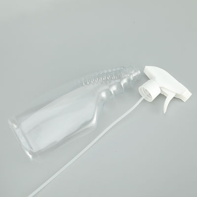 Distribuzione di bottiglie di pompe in PET con materiale riciclabile e manipolazione della superficie di serigrafia