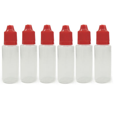 10ml 15ml 30ml 40ml 60ml 80ml 100ml Bottiglia liquida di capacità E con logo personalizzato e collo a prova di bambino