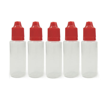 10ml 15ml 30ml 40ml 60ml 80ml 100ml Bottiglia liquida di capacità E con logo personalizzato e collo a prova di bambino