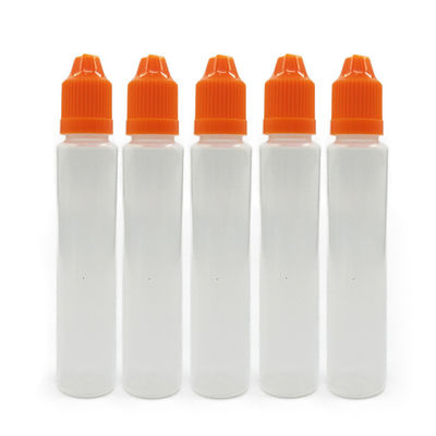 10ml 15ml 30ml 40ml 60ml 80ml 100ml Bottiglia liquida di capacità E con logo personalizzato e collo a prova di bambino