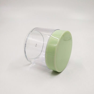 Transparent Plastic Cosmetic Container Jar for Convenient and Space-Saving Product Storage