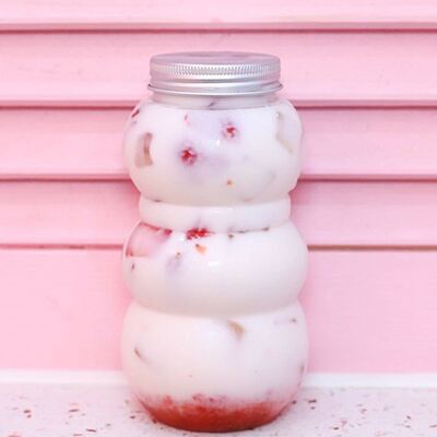 Brocche medie per Bubble Tea personalizzabili, ideali per la preparazione del Bubble Tea, offrono dimensioni pratiche e materiali resistenti