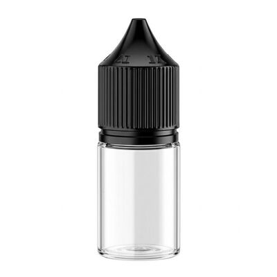 Bottiglia di e-liquid personalizzata con tappo a vite rotondo, per una conservazione sicura del liquido per sigaretta elettronica e un utilizzo pratico