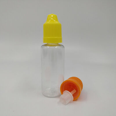 Bottiglie con collo a prova di bambino per liquidi con collo da 18 mm progettate per soddisfare gli standard di sicurezza e garantire la chiusura a prova di bambino negli imballaggi di liquidi