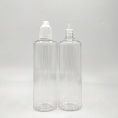 Bottiglia liquida E trasparente che offre personalizzazione del logo adatto per l'imballaggio del succo e sigillamento a prova di perdite