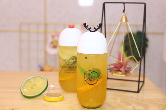 Bottiglie medie a tenuta stagna per tè al latte, perfette per il confezionamento del tè, garantendo contenitori a prova di perdite e sicuri