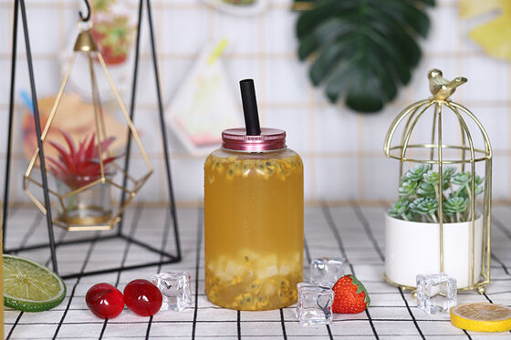 Bottiglie di tè al latte a tenuta stagna, forma quadrata e rotonda, perfette per distributori di bevande commerciali e rivenditori