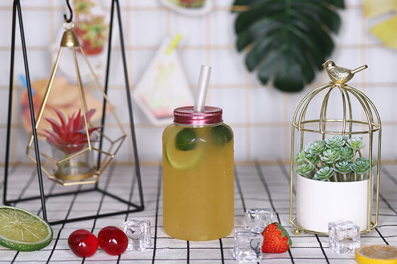 Bottiglie di tè al latte a tenuta stagna, forma quadrata e rotonda, perfette per distributori di bevande commerciali e rivenditori