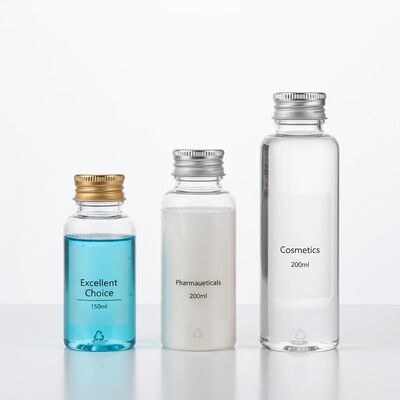 Bottiglie di plastica a vite su misura Riutilizzabili 150ml 200ml Ottima scelta per farmaci e cosmetici