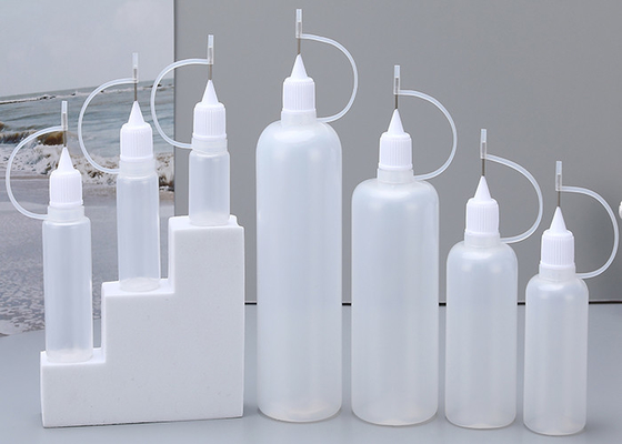 il contagoccia a punta d'ago all'ingrosso di 10ml 15ml 30ml imbottiglia le bottiglie di plastica liquide di compressione di e