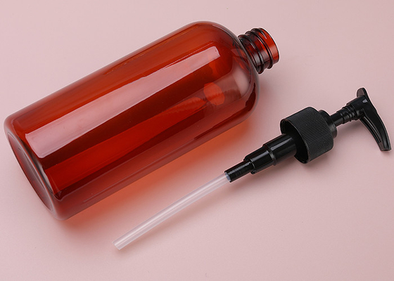 bottiglie di plastica della lozione dell'erogatore del lavaggio del corpo del balsamo dello sciampo 500ml chiare con le pompe