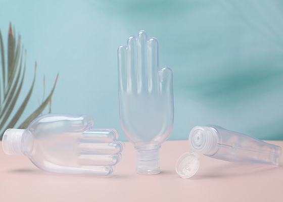 Il prodotto disinfettante di plastica inodoro della mano imbottiglia i contenitori riutilizzabili di viaggio 50ml