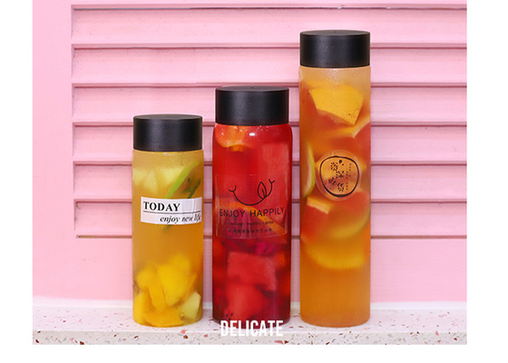 ODM OBM dell'OEM di Juice Milk Tea Bottles del giro di 500ml 550ml 600ml