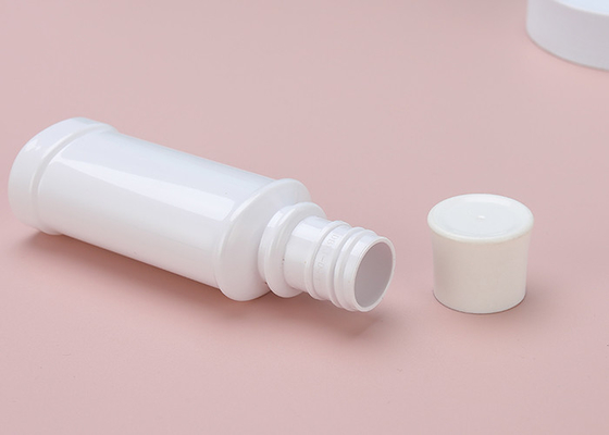 Bottiglia riutilizzabile di plastica cosmetica del colluttorio 80ml con il coperchio a vite