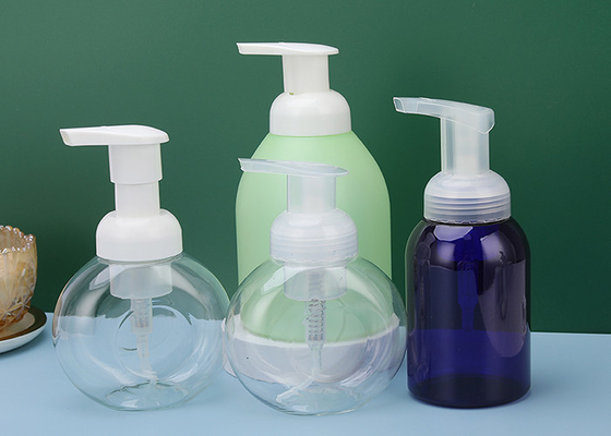 Bottiglia di schiuma di plastica a colletto di superficie opaca facile da riempire con materiale PET e PP