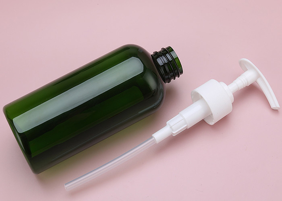 Vendita a caldo PET vuoto chiaro 500ml Gel per doccia Bottiglia di plastica Per la cura dei capelli Bianco Squadrato Piatto Shampoo Lozione Pompa Bottiglia di plastica