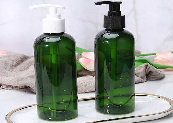 Vendita a caldo PET vuoto chiaro 500ml Gel per doccia Bottiglia di plastica Per la cura dei capelli Bianco Squadrato Piatto Shampoo Lozione Pompa Bottiglia di plastica