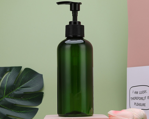 Vendita a caldo PET vuoto chiaro 500ml Gel per doccia Bottiglia di plastica Per la cura dei capelli Bianco Squadrato Piatto Shampoo Lozione Pompa Bottiglia di plastica