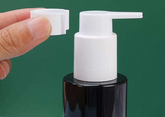 La lozione di plastica di PETG imbottiglia la bottiglia BPA dell'ANIMALE DOMESTICO del nero 100ml SENZA PIOMBO