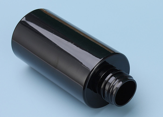 La lozione di plastica di PETG imbottiglia la bottiglia BPA dell'ANIMALE DOMESTICO del nero 100ml SENZA PIOMBO