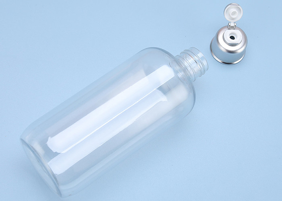 OD trasparente 22mm Flip Cap Plastic Lotion Bottles 280ml 300ml