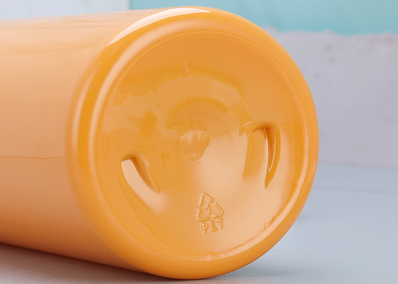l'erogatore di plastica della pompa dello sciampo arancio di 25mm imbottiglia 900ml