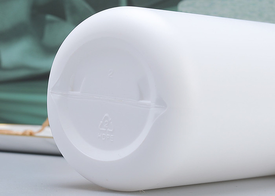 Commestibile bianco della bottiglia della pompa della lozione dell'HDPE materiale puro di 100%